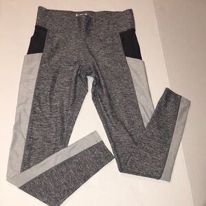 Victoria’s Secret Pink Ultimate Color Block Heather Gray Leggings | Size S
